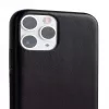 Evelatus Apple iPhone 11 Pro Max funda de piel negra