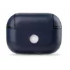 Evelatus Apple AirPods Pro funda protectora de piel azul oscuro
