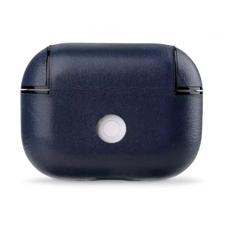 Evelatus Apple AirPods Pro funda protectora de piel azul oscuro