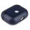 Evelatus Apple AirPods Pro funda protectora de piel azul oscuro