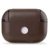 Evelatus Apple AirPods Pro funda protectora de piel marrón