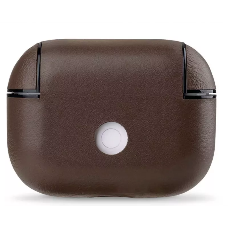 Evelatus Apple AirPods Pro funda protectora de piel marrón
