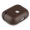 Evelatus Apple AirPods Pro funda protectora de piel marrón