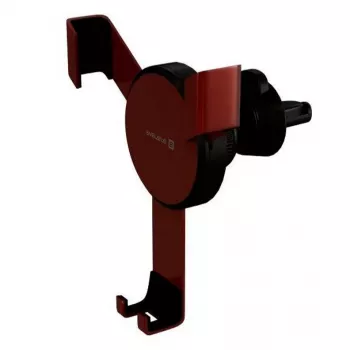 EVELATUS soporte para móvil ECH03 rojo - soporte universal para rejilla de ventilación