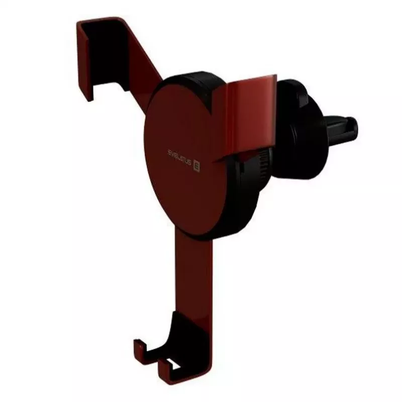 EVELATUS soporte para móvil ECH03 rojo - soporte universal para rejilla de ventilación