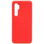 Evelatus Funda de silicona Soft Touch para Xiaomi Mi Note 10 Lite roja