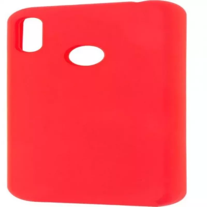 EVELATUS Funda de silicona Soft Touch para Huawei Y6 2019 roja