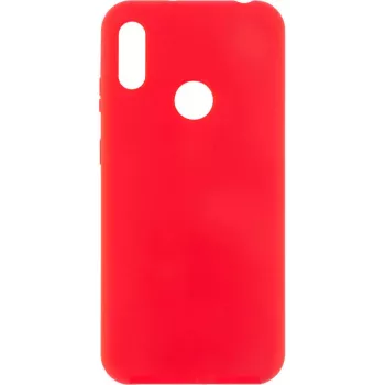 EVELATUS Funda de silicona Soft Touch para Huawei Y6 2019 roja