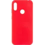 EVELATUS Funda de silicona Soft Touch para Huawei Y6 2019 roja