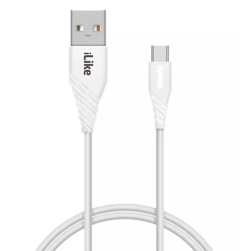 iLike Cable de carga para Type-C ICT01 blanco