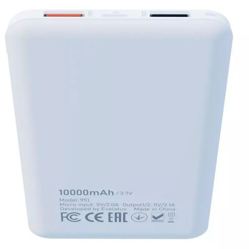 iLike Batería externa 951 10000 mAh blanca