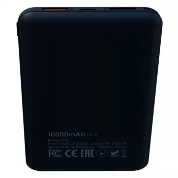 iLIKE Batería externa 951 10000 mAh negra