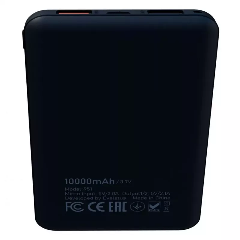 iLIKE Batería externa 951 10000 mAh negra