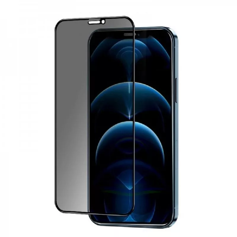 Evelatus Apple iPhone 12 Pro Max Privacy 2.5D Silk Full Cover Japan Glue Protector de pantalla antiestático