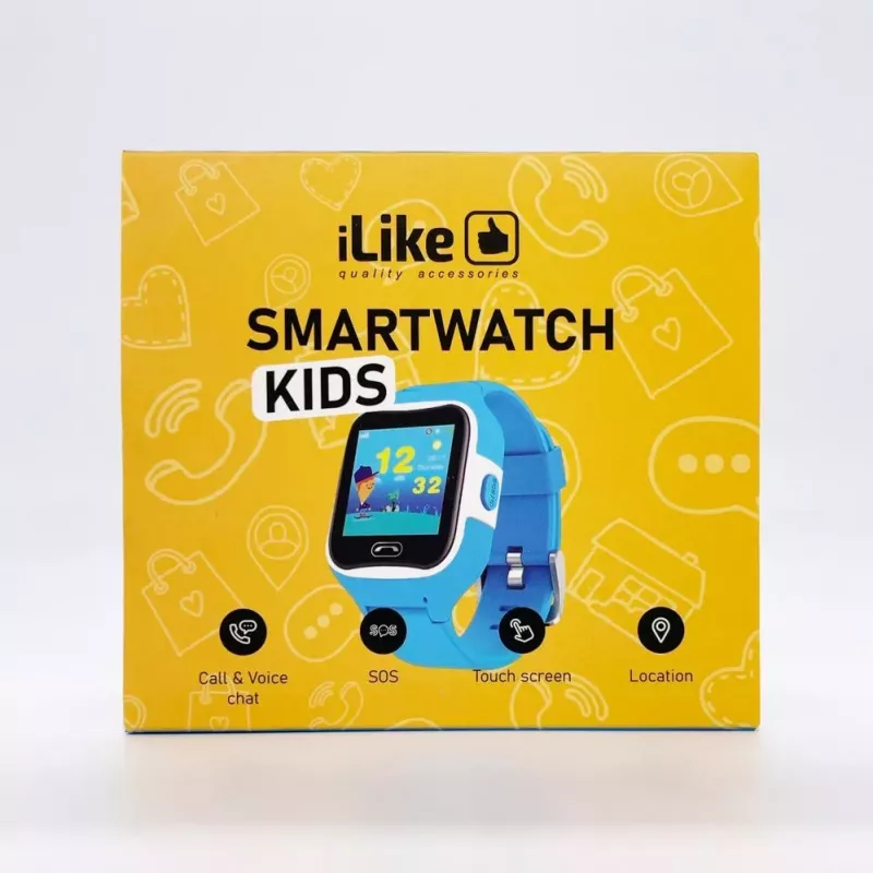 iLike Reloj GPS para niños IWH01BE Azul