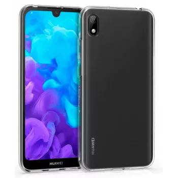 Evelatus Funda de silicona transparente 1,5 mm TPU para Huawei Y5 2019