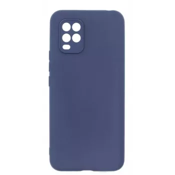 Evelatus Funda de silicona Soft Touch para Xiaomi Mi 10 Lite Azul