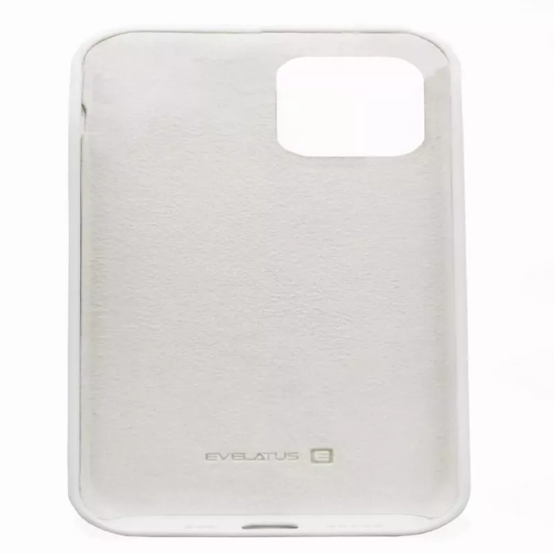 Evelatus Apple iPhone 12 mini funda de silicona Premium Soft Touch blanco