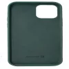 Evelatus Apple iPhone 12 mini funda de silicona Premium Soft Touch verde pino