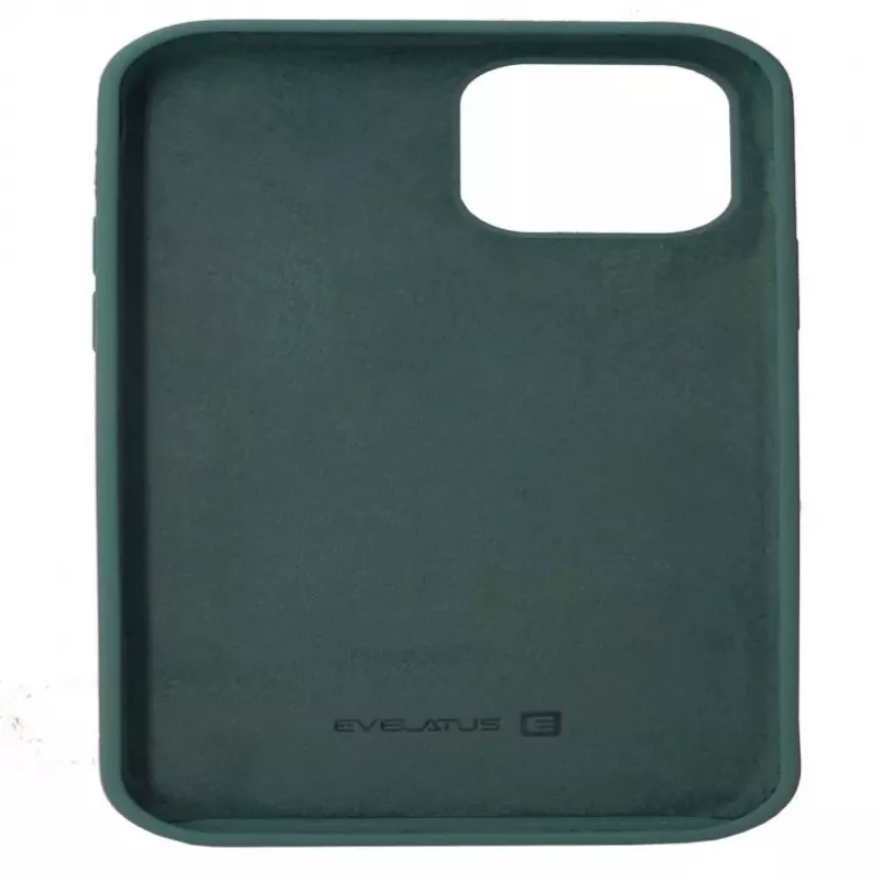 Evelatus Apple iPhone 12 mini funda de silicona Premium Soft Touch verde pino