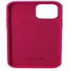 Evelatus Apple iPhone 12 Mini funda de silicona Premium Soft Touch rojo rosado