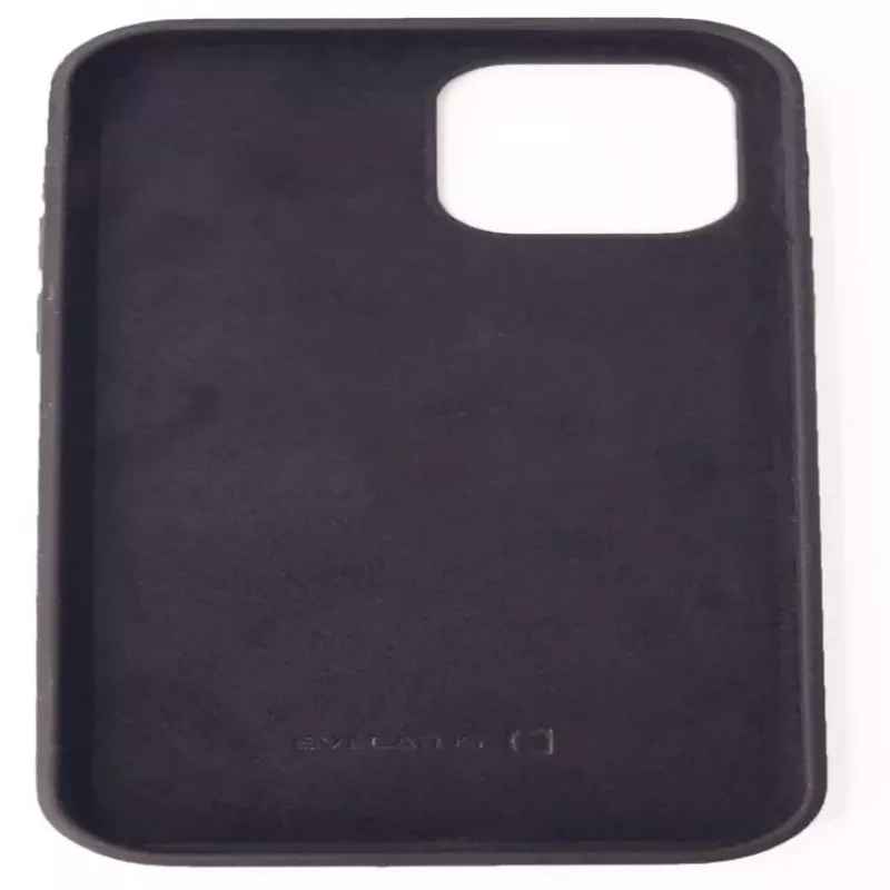 EVELATUS Apple iPhone 12/12 Pro funda de silicona Premium Soft Touch negro