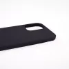 EVELATUS Apple iPhone 12/12 Pro funda de silicona Premium Soft Touch negro