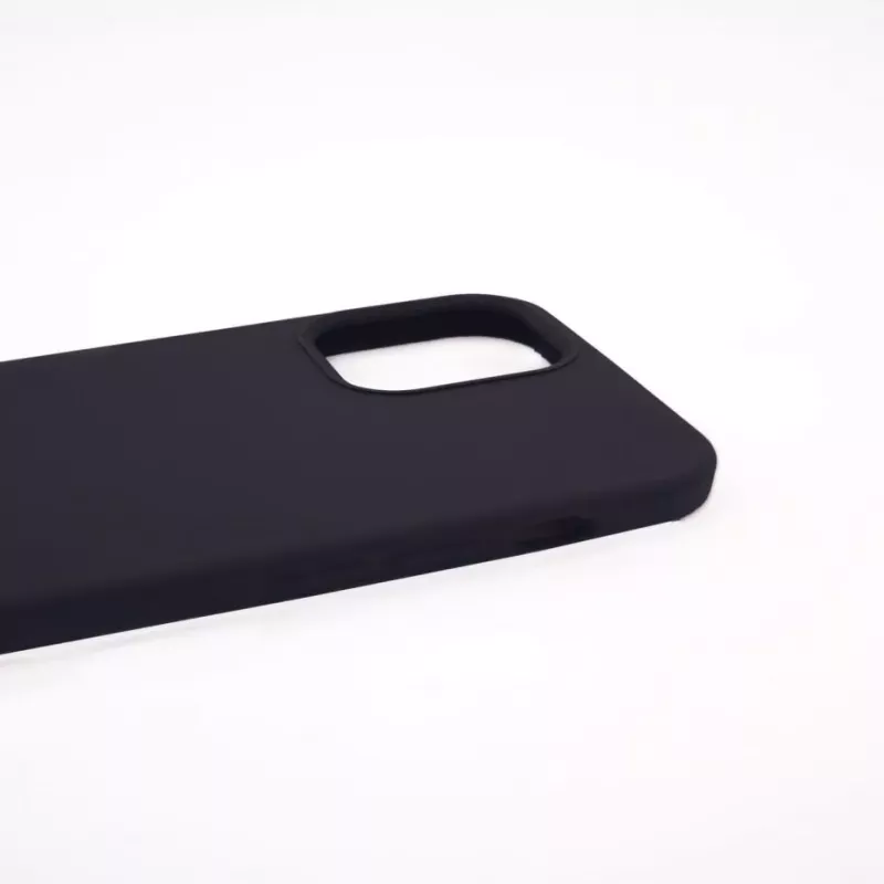 EVELATUS Apple iPhone 12/12 Pro funda de silicona Premium Soft Touch negro