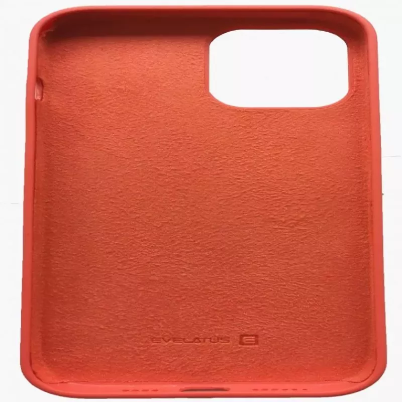 Evelatus Apple iPhone 12 Pro Max funda de silicona Premium Soft Touch naranja