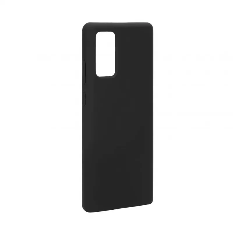 Evelatus Samsung Galaxy Note 20 funda de silicona Premium Soft Touch negro