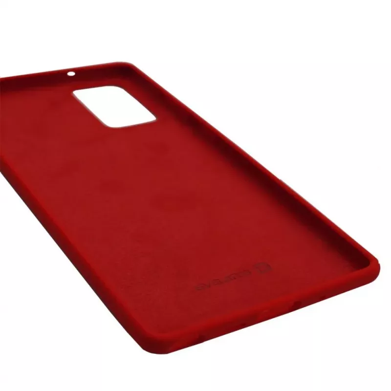Evelatus Samsung Galaxy Note 20 funda de silicona Premium Soft Touch rojo