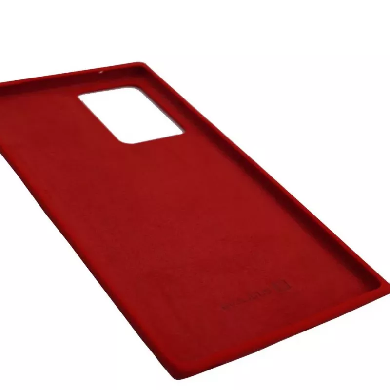 Evelatus funda de silicona Premium Soft Touch para Samsung Galaxy Note 20 Ultra - rojo