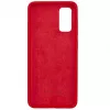 Evelatus Samsung Galaxy S20 funda de silicona Premium Soft Touch rojo