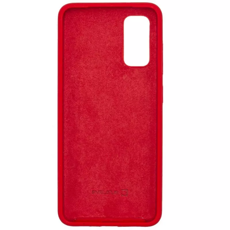 Evelatus Samsung Galaxy S20 funda de silicona Premium Soft Touch rojo