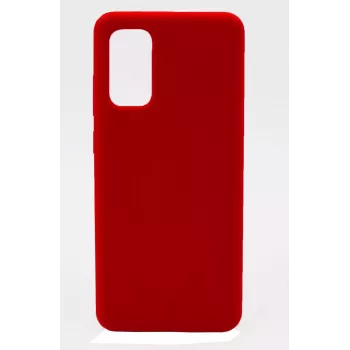 Evelatus Samsung Galaxy S20 Plus funda de silicona Premium Soft Touch rojo