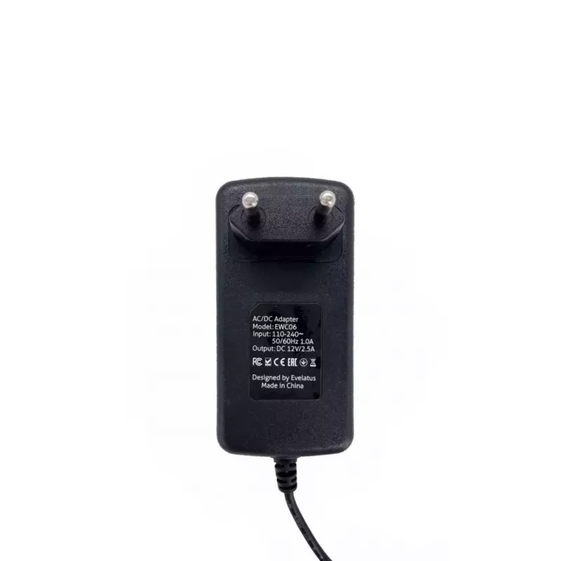 Evelatus lámpara de escritorio con cargador inalámbrico EWC07 blanco