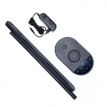 Evelatus Lámpara de escritorio con cargador inalámbrico EWC07 Negro