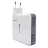 Evelatus Adaptador de viaje con cargador inalámbrico EWC06 Blanco