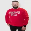 Dinamo Camiseta de mujer L DINAMO con estampado metálico rojo Blanco