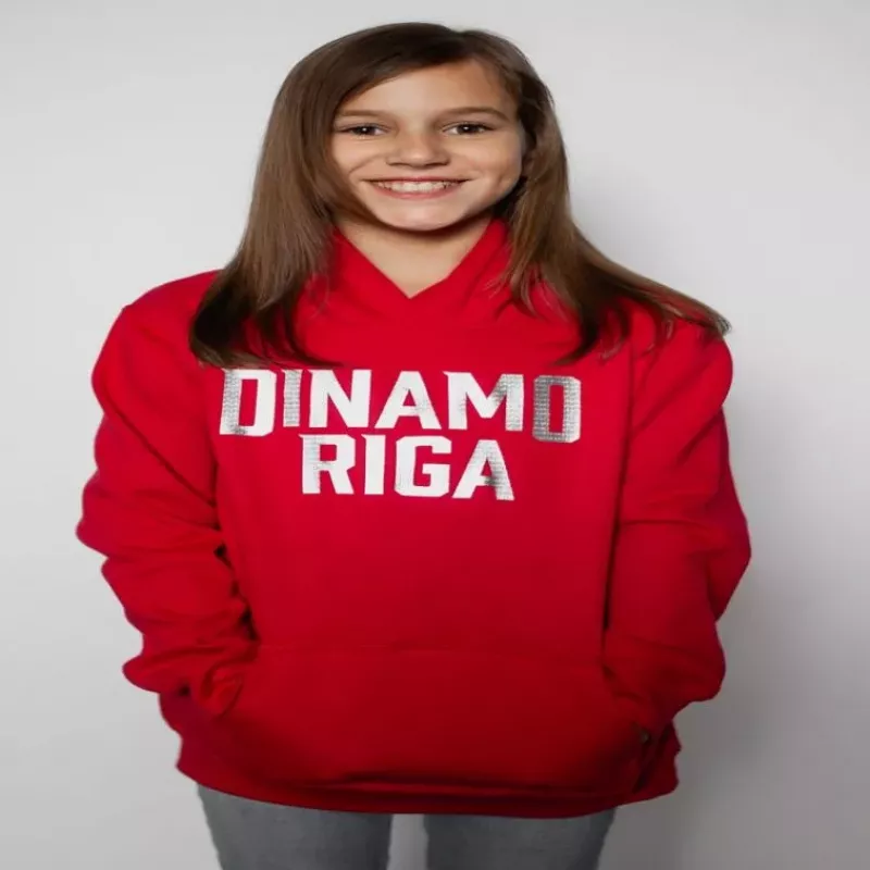 Dinamo Sudadera con capucha para niños 4Y Rojo