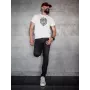 Dinamo Camiseta de hombre «DINAMO» con estampado negro XXL Blanco