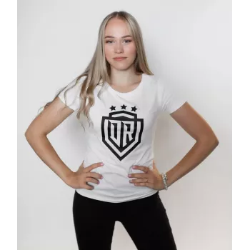 Dinamo Camiseta de mujer DINAMO con estampado negro XS Blanco