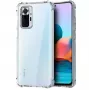 Evelatus Funda de silicona antichoque militar TPU para Xiaomi Redmi Note 10 Pro Transparente