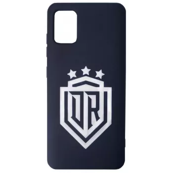 Evelatus Funda de silicona Soft Touch con logo DR N1 para Samsung Galaxy A41 Blanco