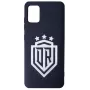 Evelatus Funda de silicona Soft Touch con logo DR N1 para Samsung Galaxy A41 Blanco