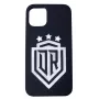 Evelatus Funda de silicona Soft Touch con logo DR N1 para iPhone 12 Pro Blanco Negro