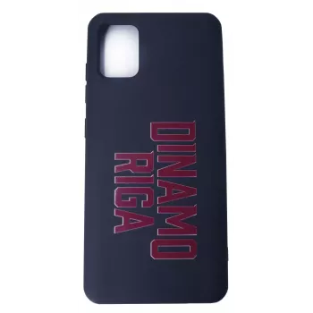 Evelatus Funda de silicona Soft Touch con logo DR N2 para Samsung Galaxy A41 Rojo Negro