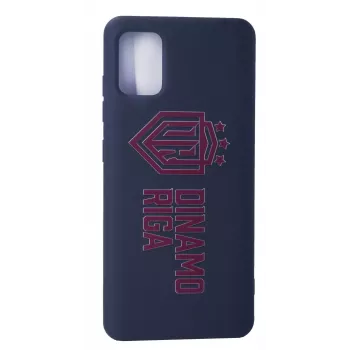 Evelatus Funda de silicona Soft Touch con logo DR N3 para Samsung Galaxy A41 Rojo Negro