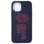 Evelatus Funda de silicona Soft Touch con logo DR N3 para iPhone 12 Pro Rojo Negro