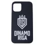 Evelatus Funda de silicona Soft Touch con logo DR N4 para iPhone 12 Pro Blanco Negro